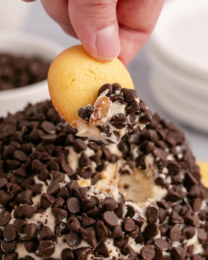 We love the versatility of cheese balls, and how they can be made sweet or savoury! Celebrating National Cheese Ball Day with a chocolate chip cheese ball paired with none other than Nilla Wafers for dipping. 
.
.
.
.
. 
#myradkitchen
#food
#foodporn