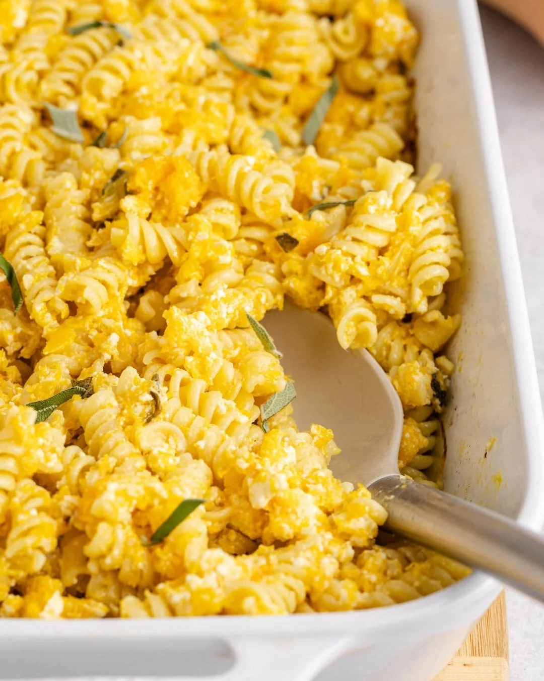 Think of this as the fall variation of our Feta Pasta &mdash; instead of tomatoes and basil, we&rsquo;re swapping in roasted butternut squash and fresh sage for a cozy, seasonal twist. Creamy, savory, and full of flavor, it&rsquo;s the perfect way to