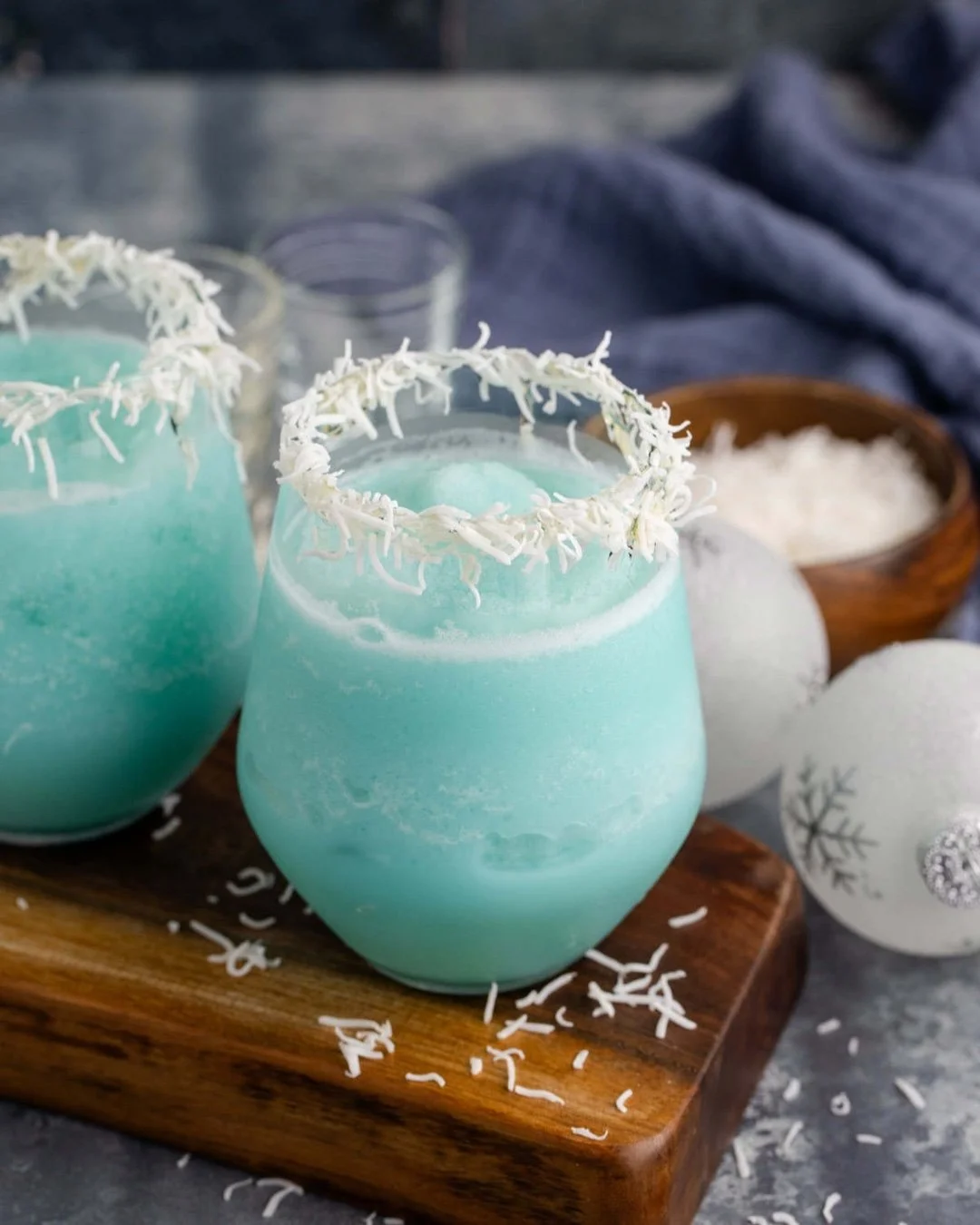 Dreaming of a winter wonderland in a glass? Our Jack Frost Cocktail is a frosty blue blend of pineapple juice, cream of coconut, and blue cura&ccedil;ao &mdash; creamy, icy, and bursting with tropical coconut flavor, with just a hint of citrus to bal