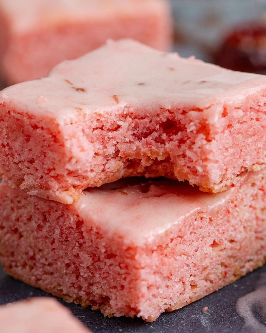 These strawberry brownies are proof that Valentine&rsquo;s treats don&rsquo;t have to be complicated. With a box of strawberry cake mix and just a few simple ingredients, you&rsquo;re good to go! Topped with a sweet strawberry glaze, they&rsquo;re ea