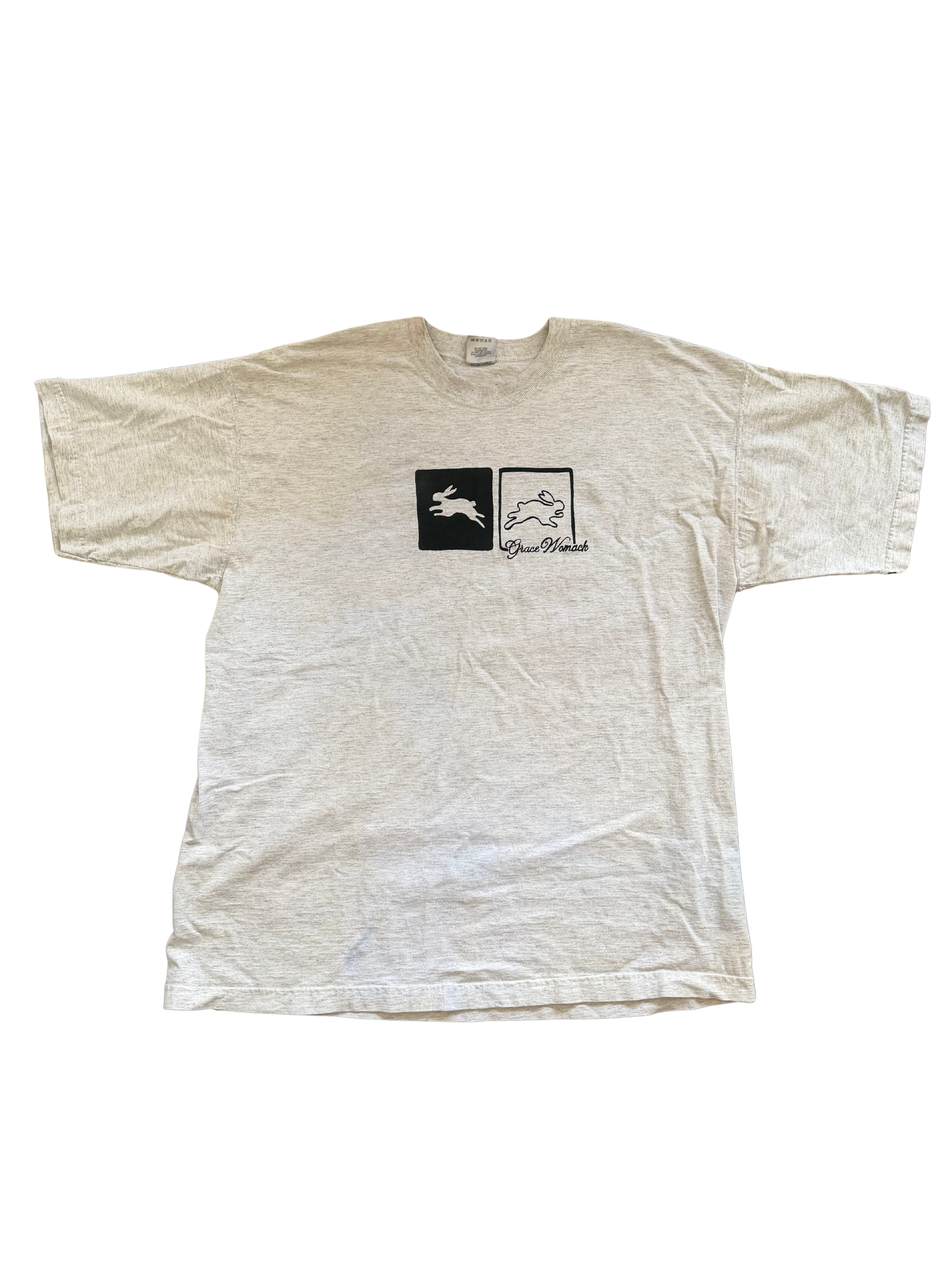 Light Grey Bunnies Tee - XXL