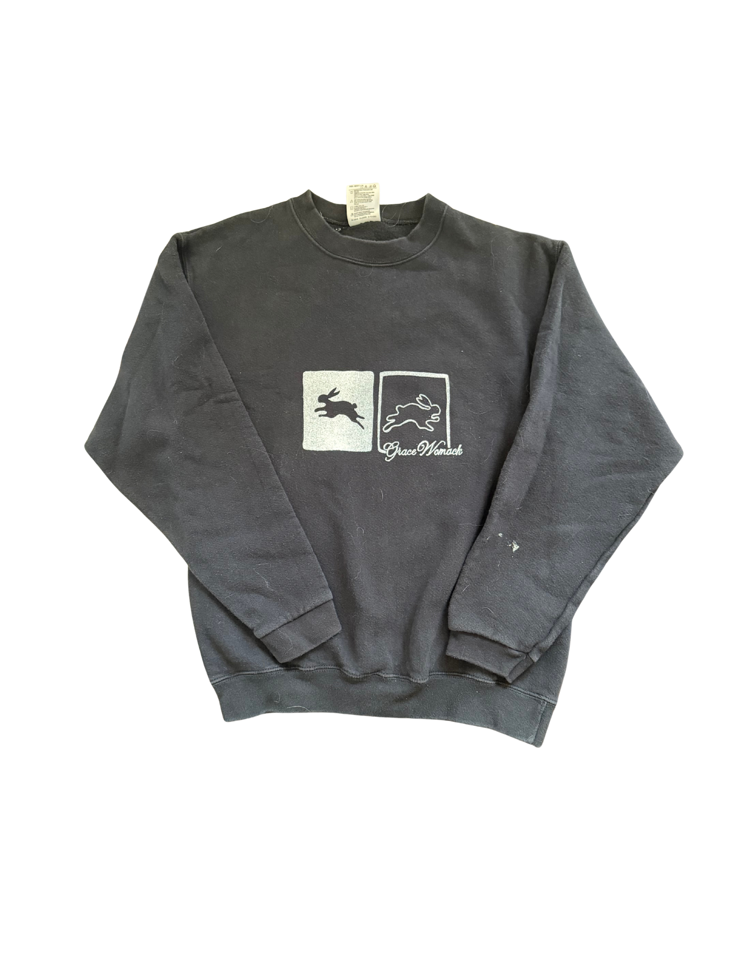 Black Bunnies Crewneck - S