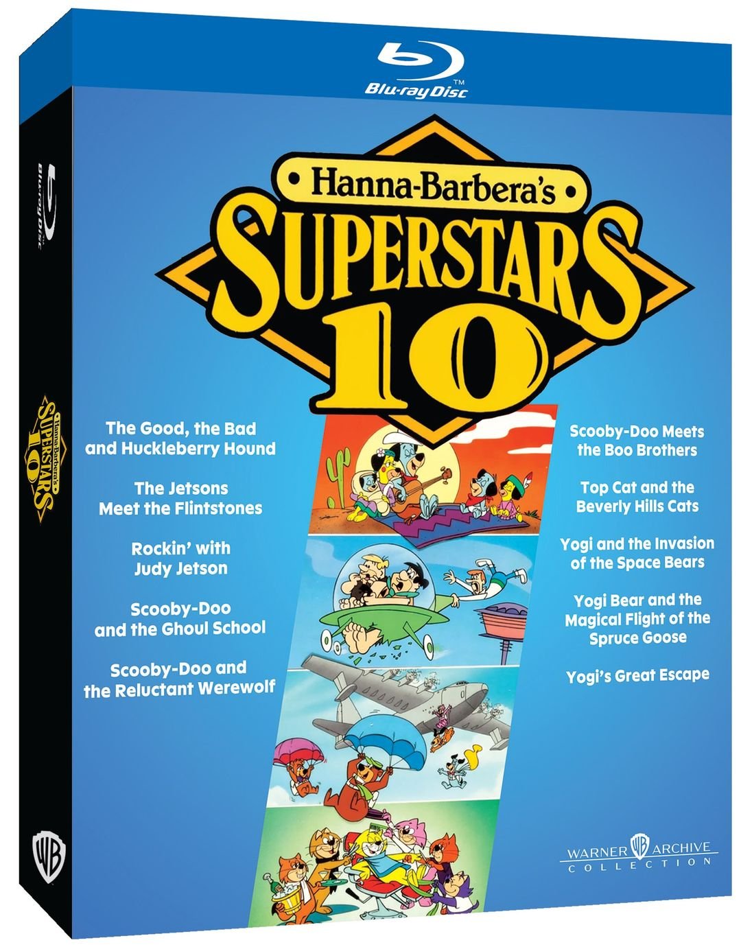 Celebrating Hanna-Barbera's Animated Legacy with the Superstars 10 Blu-ray Collection