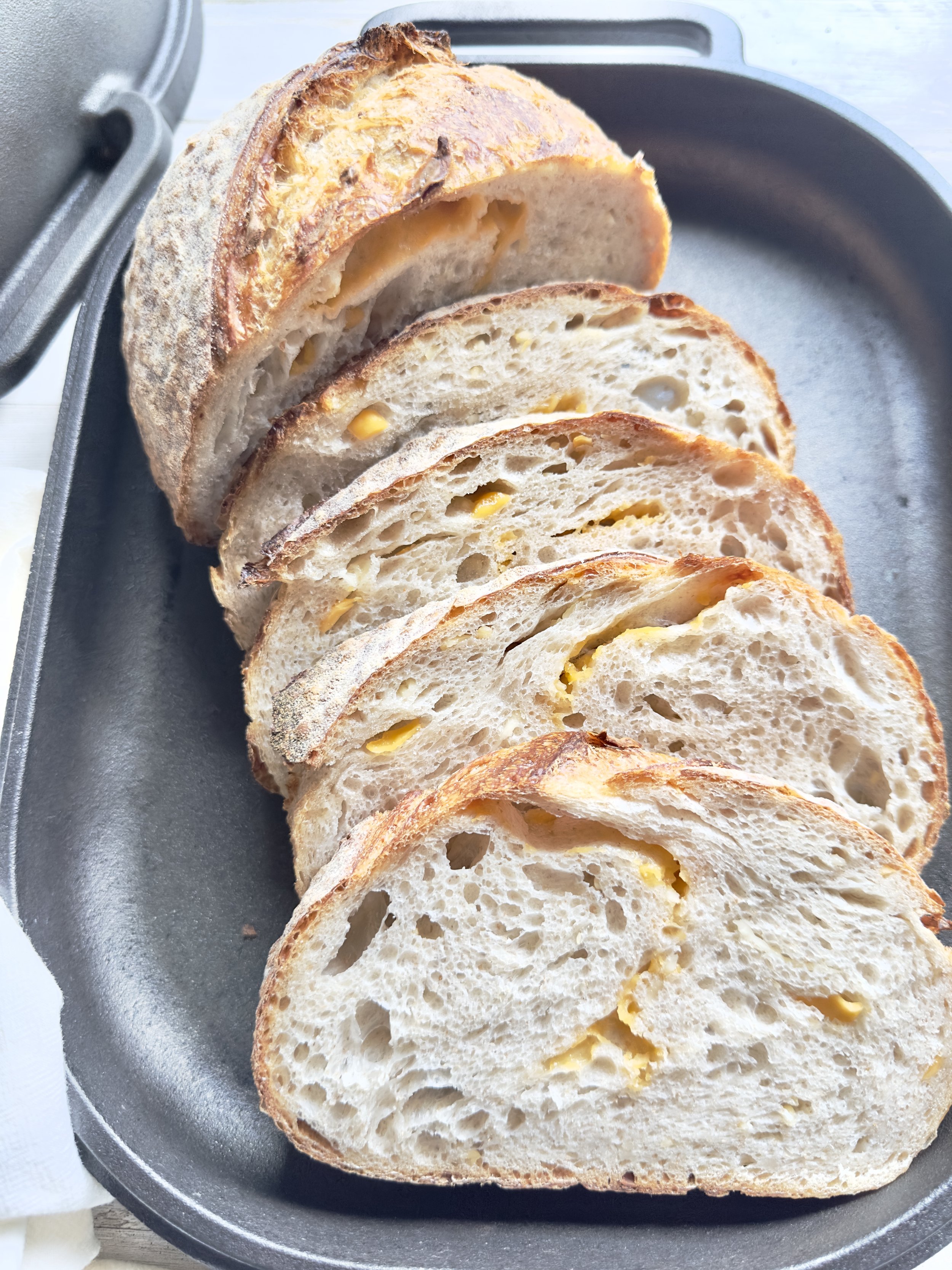 Five Cheese Sourdough Bread