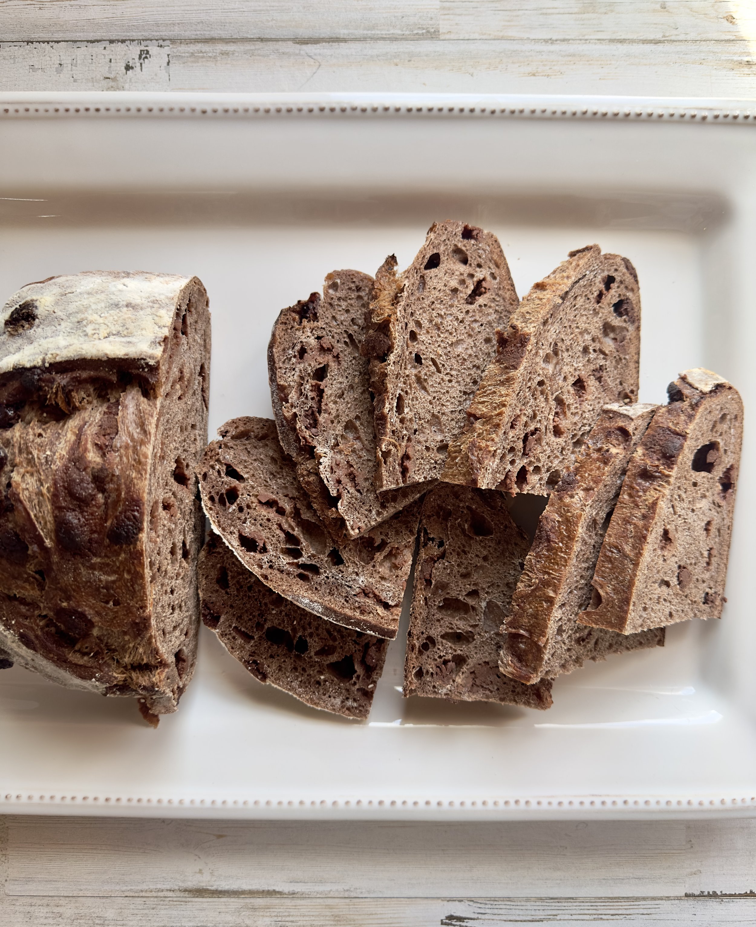 Triple Chocolate Sourdough Bread