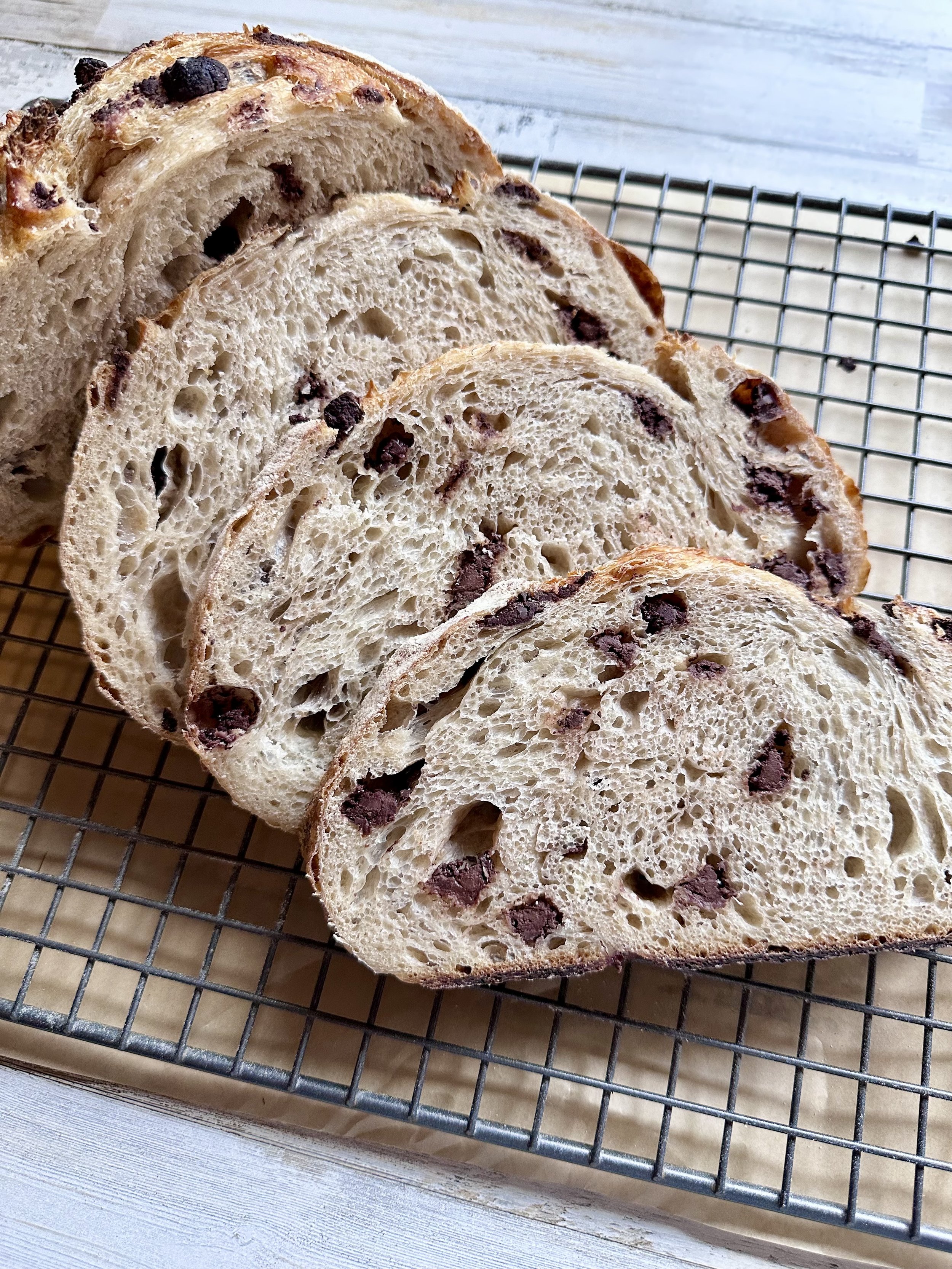 Chocolate Chip Sourdough Bread