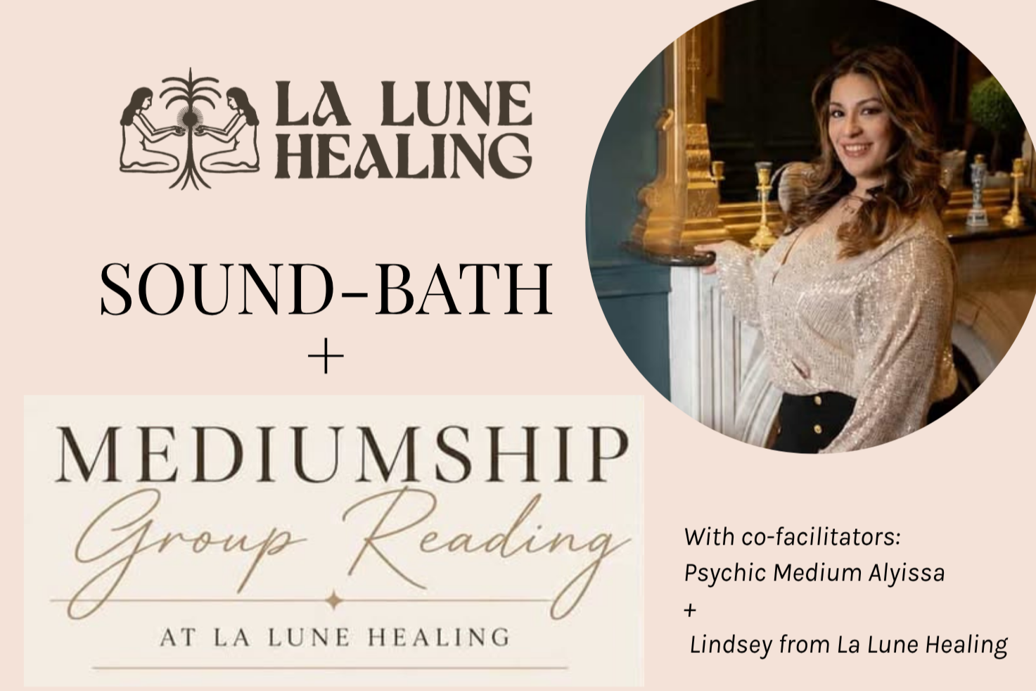 SOUND + SPIRIT | A Sound Bath Healing w/ Messages From Spirit w/ co Facilitator Psychic Medium Alyissa