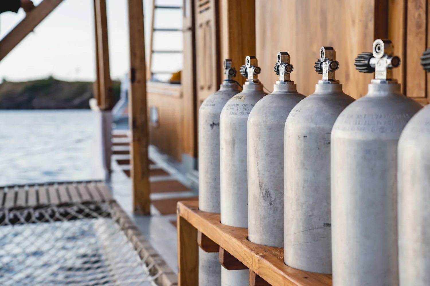 Tanks on Capoeng Liveaboard
