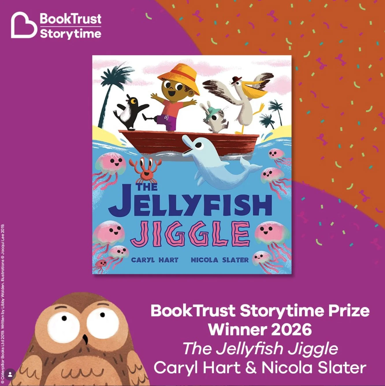 The Jellyfish Jiggle WINS BookTrust Storytime Prize!