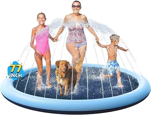 For my fellow introvert mamas- bring the splash pad to you! Come in different size- grab a cocktail and enjoy the splashpad from the comfort of home!