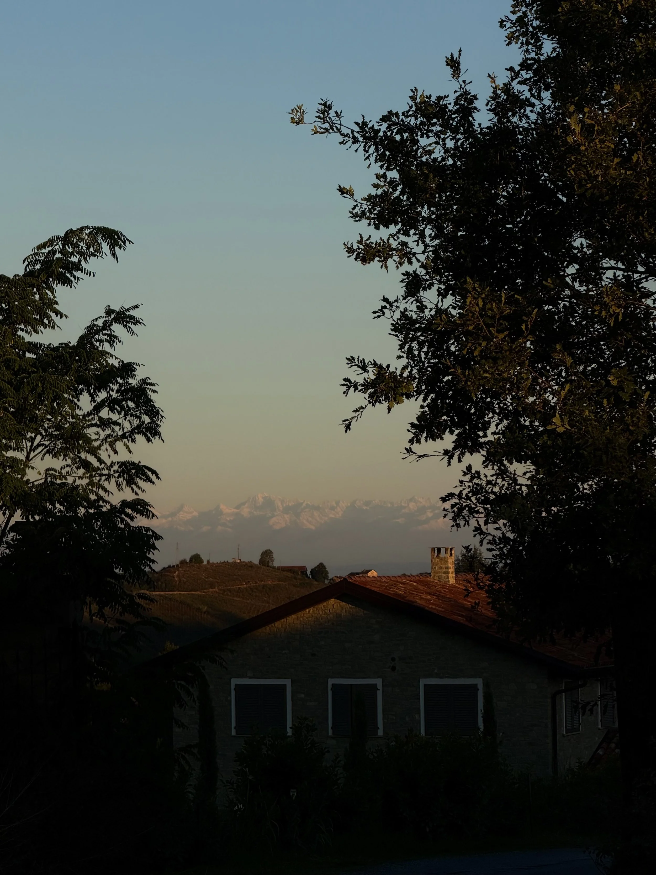 Villa Stella Chiara with the Alps