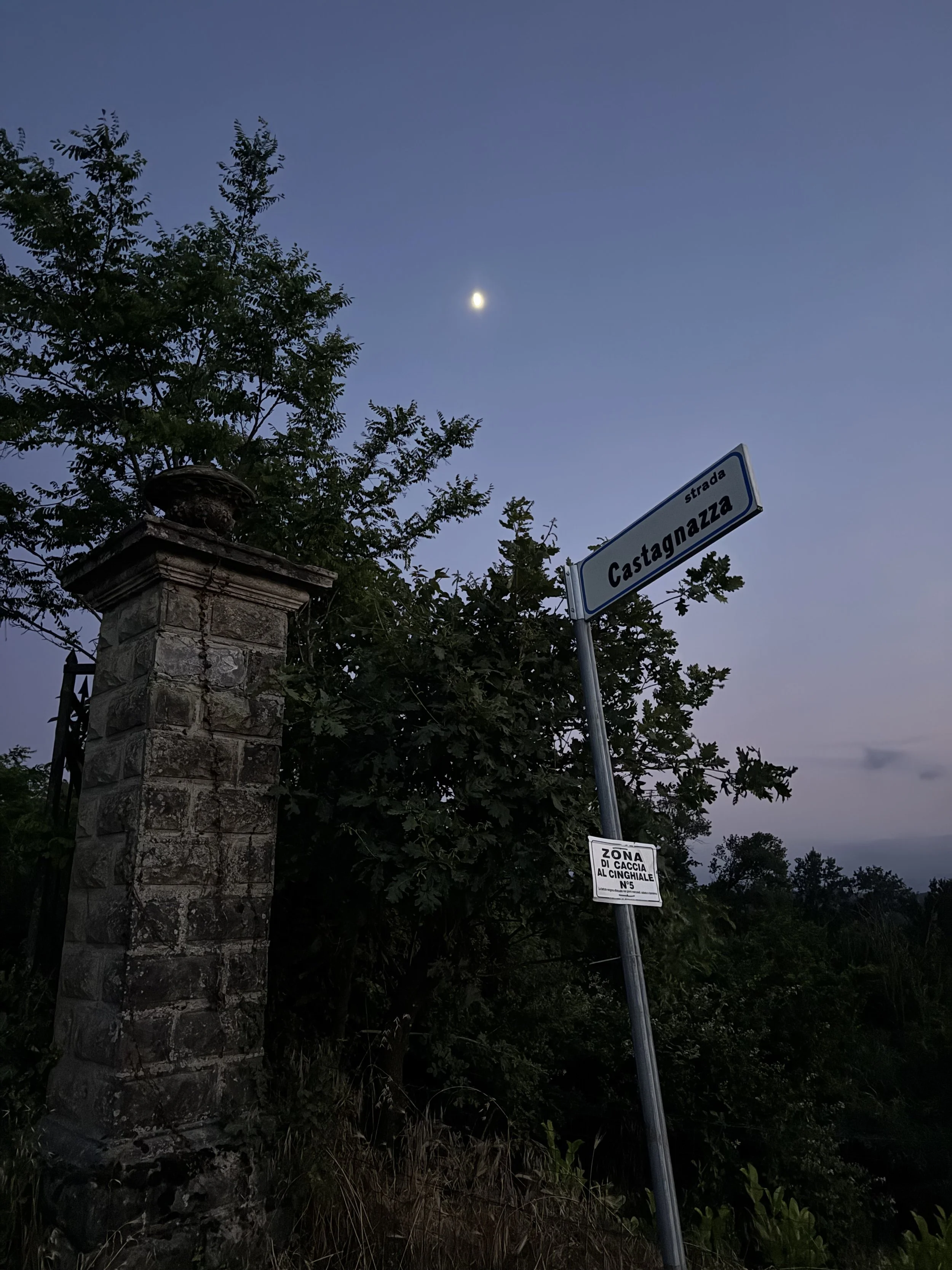 Gate entrace to Scarpa Vineyards
