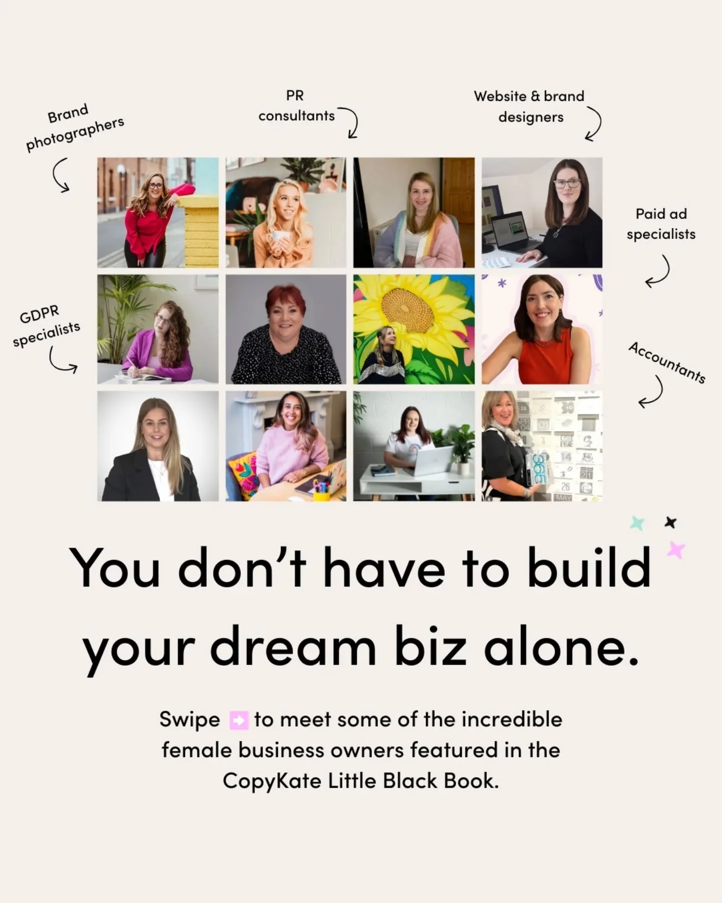 It&rsquo;s&nbsp;International Women&rsquo;s Day, which felt like the perfect moment to showcase some of the incredible female business owners featured in the&nbsp;CopyKate Little Black Book-&nbsp;&nbsp;an online directory of trusted biz sidekicks I&r