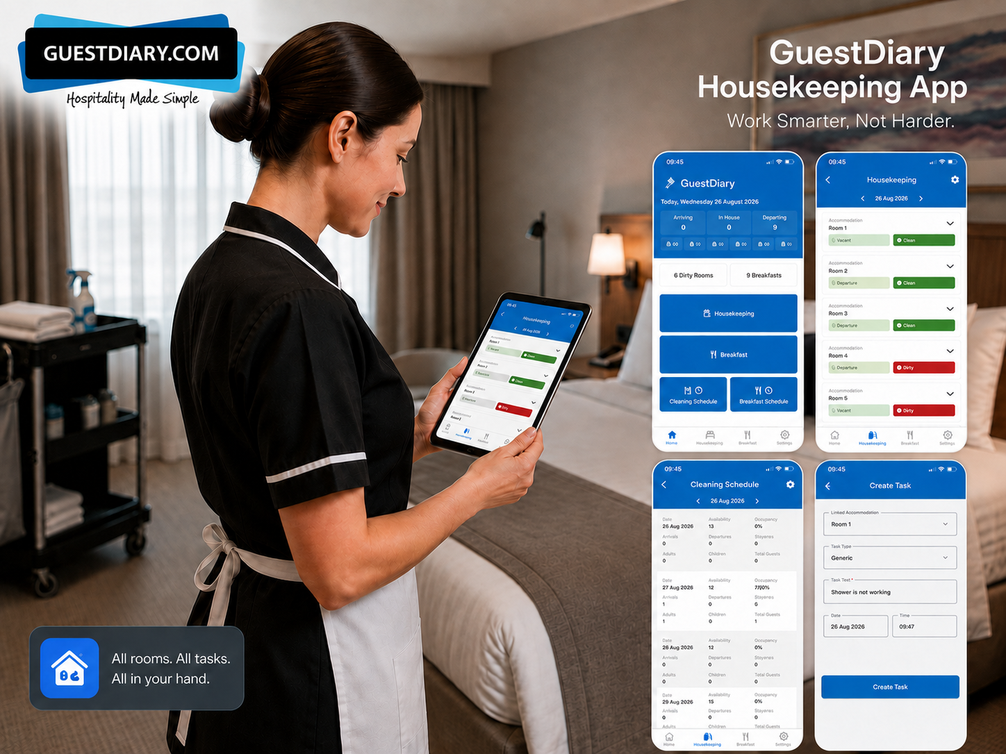 GDU Ninja Update 47 - Housekeeping App