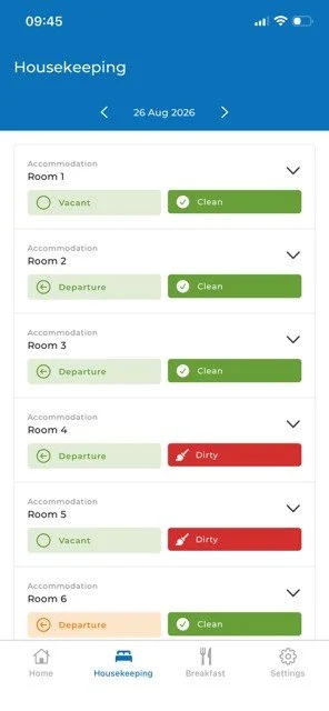 PMS Housekeeping App