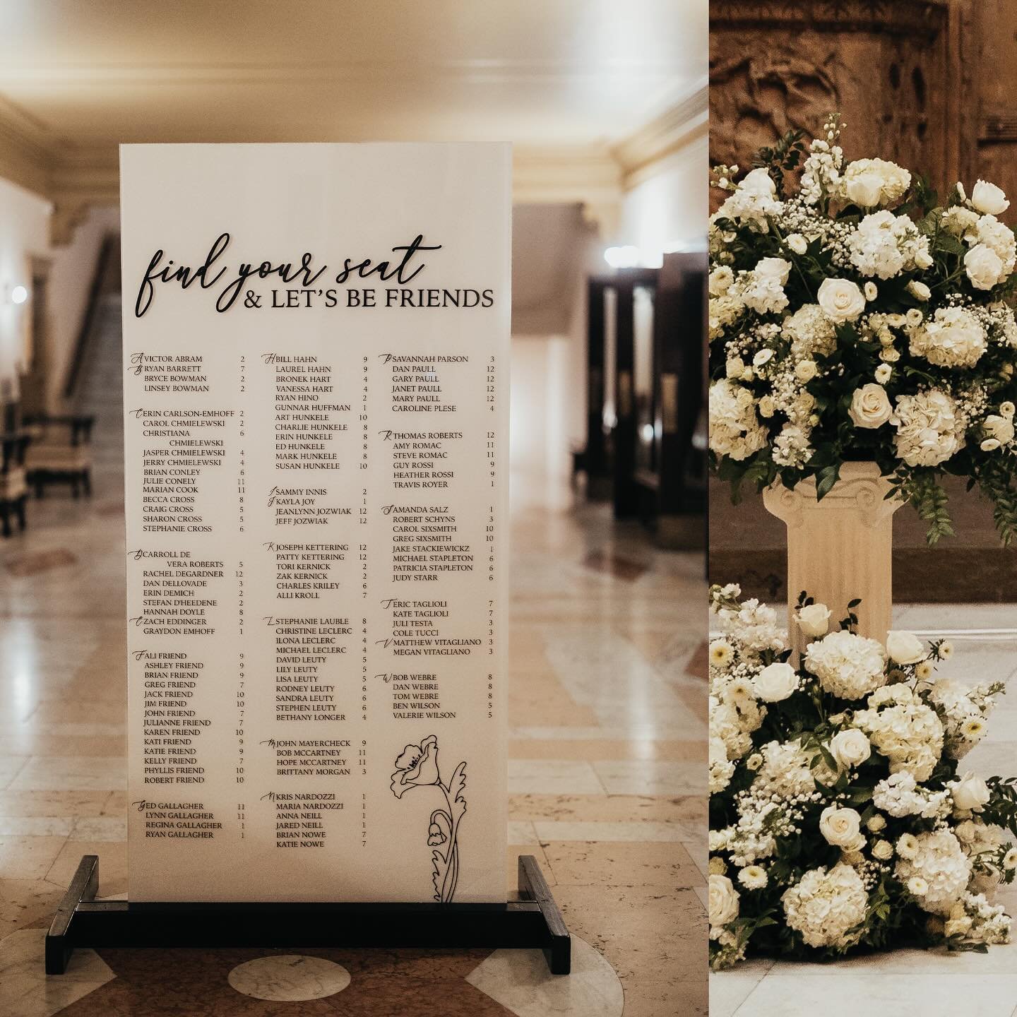 A last look at this gorgeous signage suite for an even more gorgeous couple. In regard to the signage portion of this wedding, my favorite part of this one has to be all the people who thought our signage came from a much bigger and more popular vend