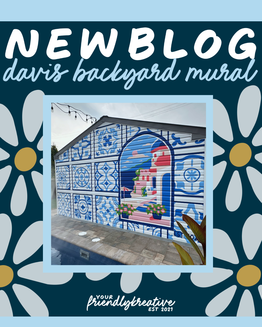 Mural: Davis Family Backyard