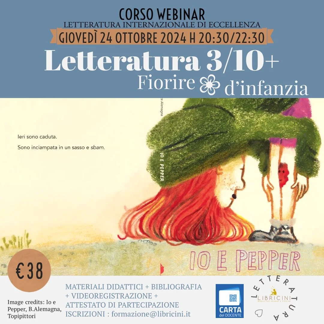 7 grandi tematiche esistenziali, altrettante piste pedagogiche per raccontare un&rsquo;infanzia possibile, in cui investire tutto il nostro amore per la vita ❤️
Un corso di @libricini 

Programma: https://www.libricini.it/eventi/letteratura-con-libri