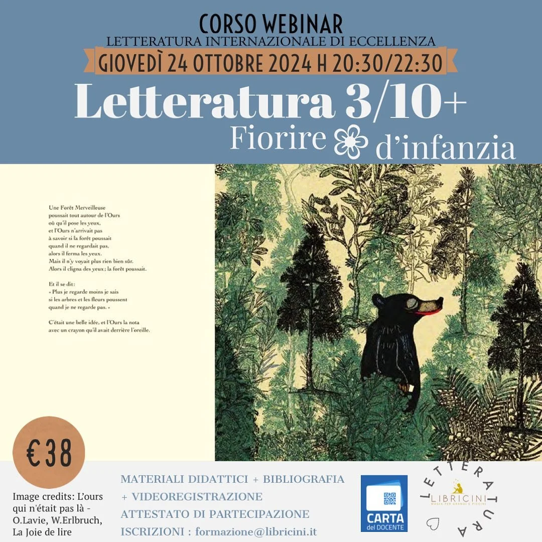 Adesso.
Io sono quel che sono adesso.

* E l&rsquo;orso si disse:
 ‭&laquo; Pi&ugrave; io guardo meno io so se gli alberi e i fiori crescono quando non li guardo.&raquo;

Un capolavoro assoluto senza et&agrave;, per raccontare il meraviglioso ed arti