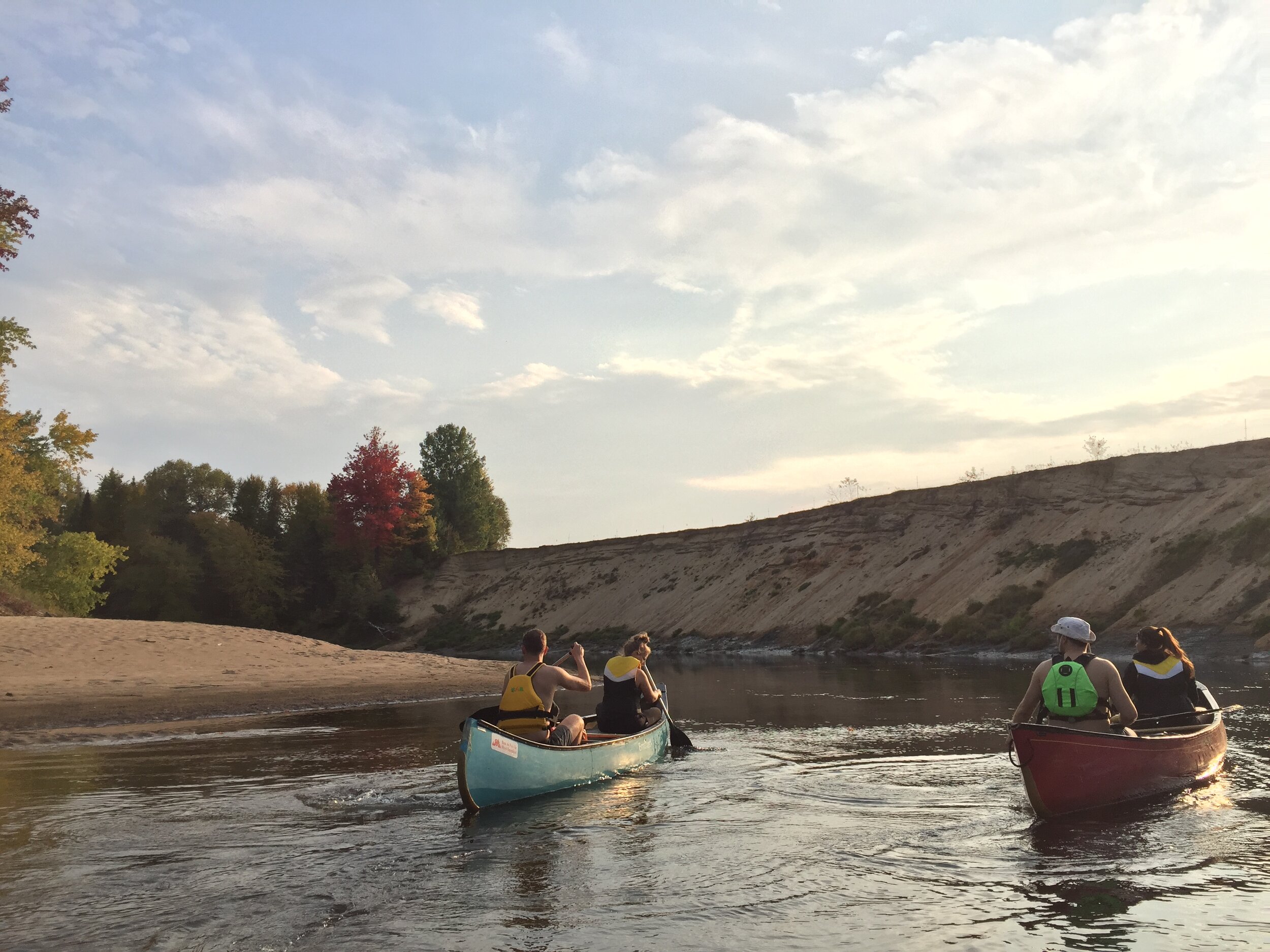 Canoeing in St-Jovite