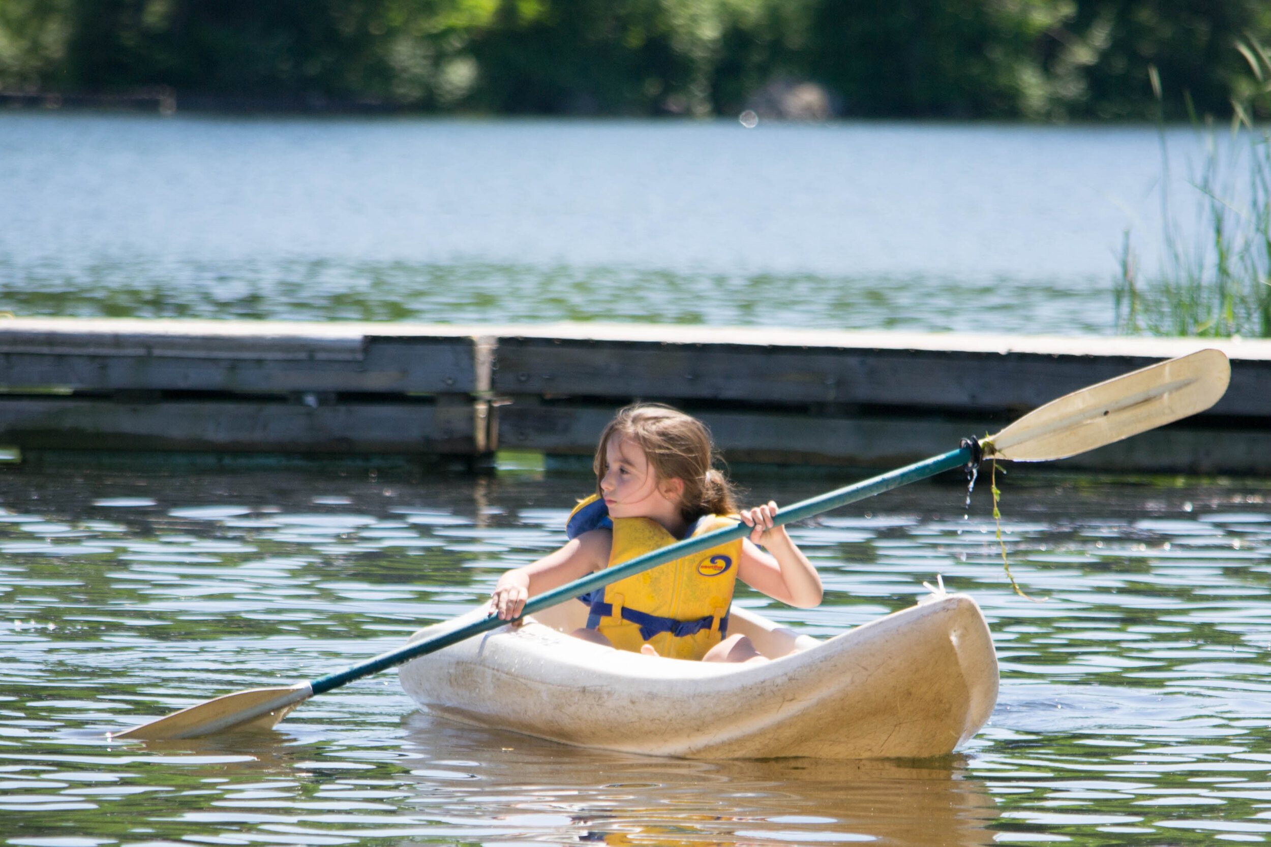 Kayak for kids Tremblant