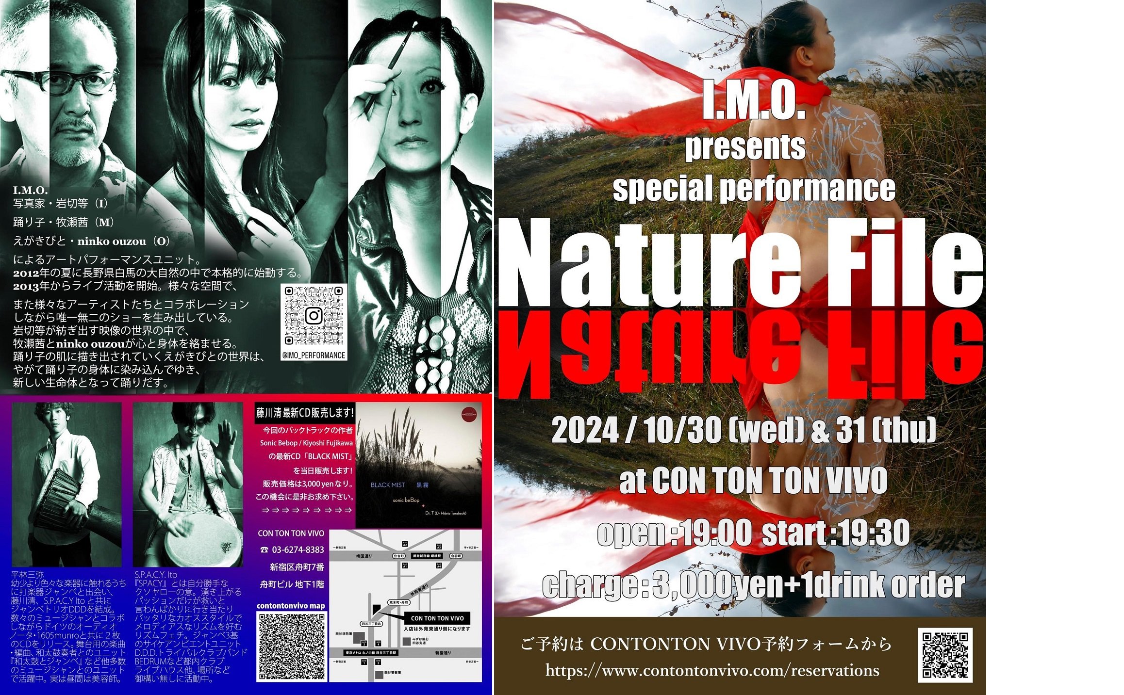 I.M.O.スペシャルパフォーマンス 「Nature File」[DANCE,PAINTING,MUSIC][夜公演] 