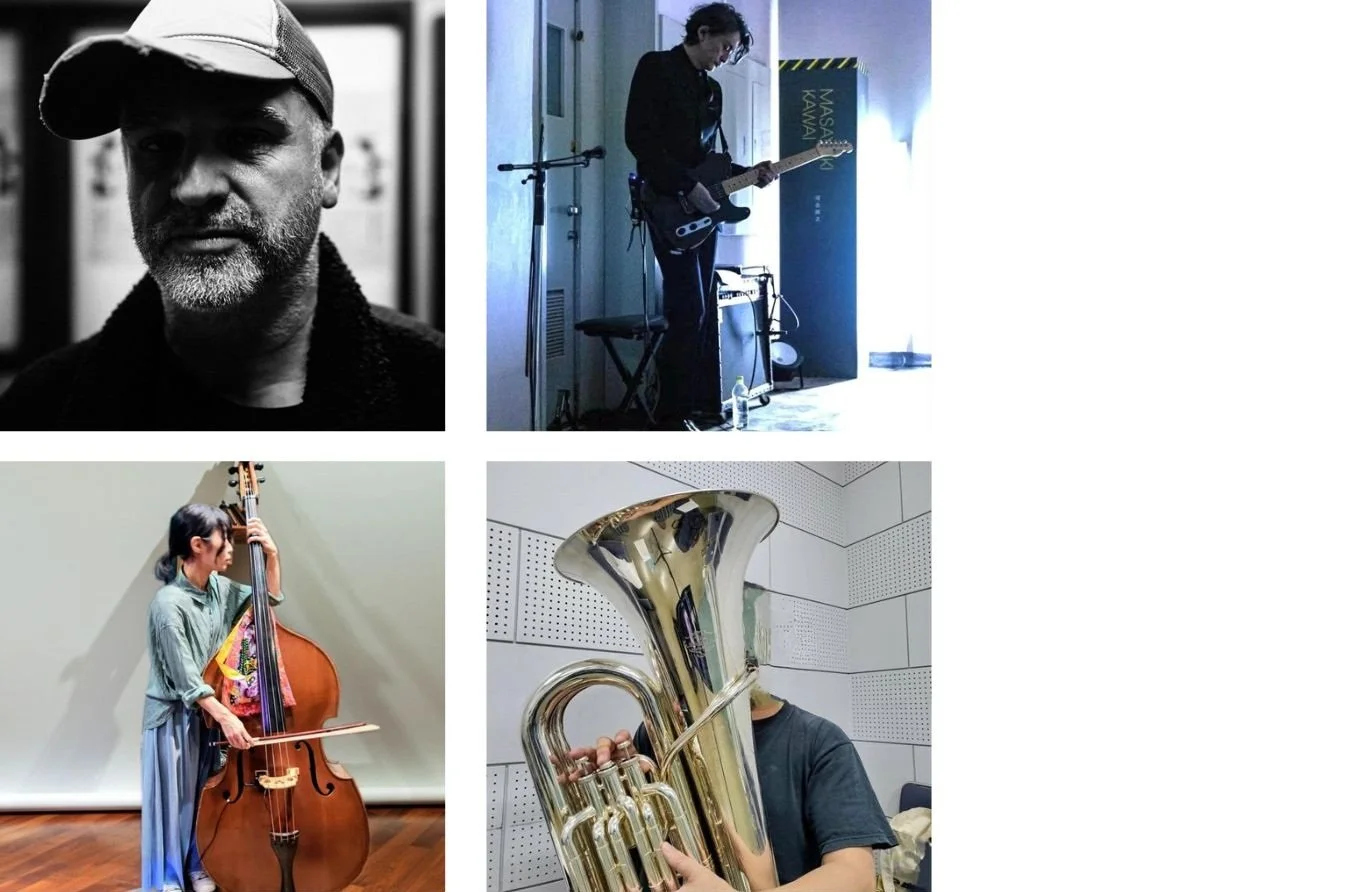 Eric Thielemans(Ds) 飛田雅弘(G) 佐藤えりか(Contrabass) 高岡大祐(Tuba) [MUSIC][夜公演]