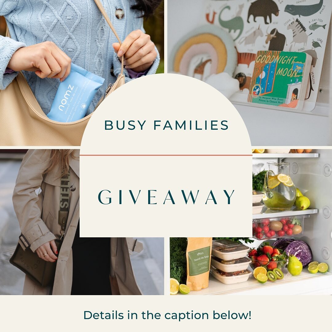 Eat, Sleep, Cozy Clothes, Repeat! 🙌 

We've teamed up with @nomz, @sonday.thelabel and @aiyana.nutrition to celebrate Mother's Day with a special &quot;Busy Families&quot; giveaway worth $500! 🤍

To enter the Busy Families giveaway, simply:

1. Be 