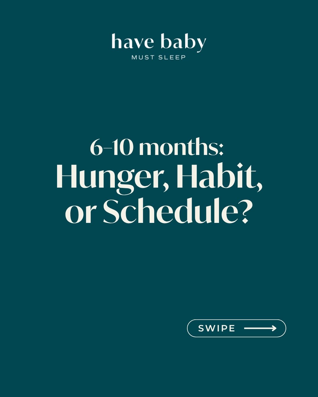 Most night wakings at this age aren&rsquo;t actually about hunger but they get treated like they are.

Between 6&ndash;10 months, night wakes usually come down to 3 things:

&rarr; actual calorie needs
&rarr; learned patterns around sleep
&rarr; or a