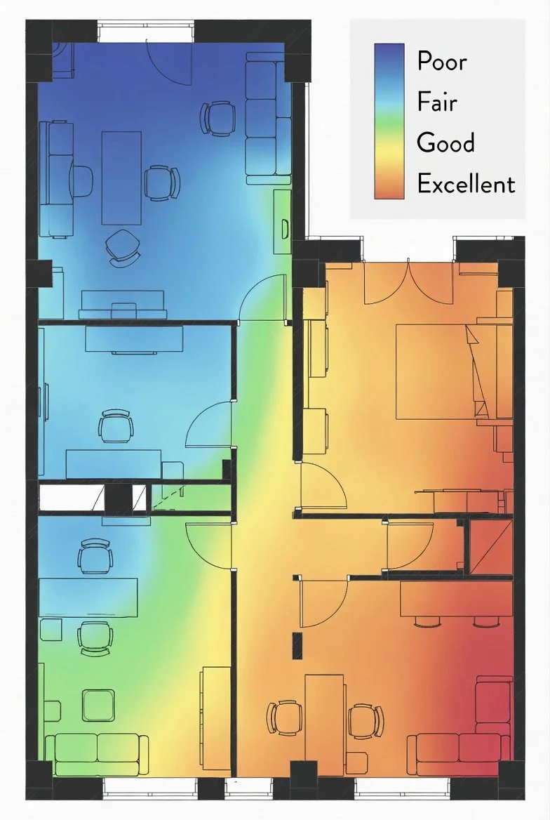 wifi survey heat map