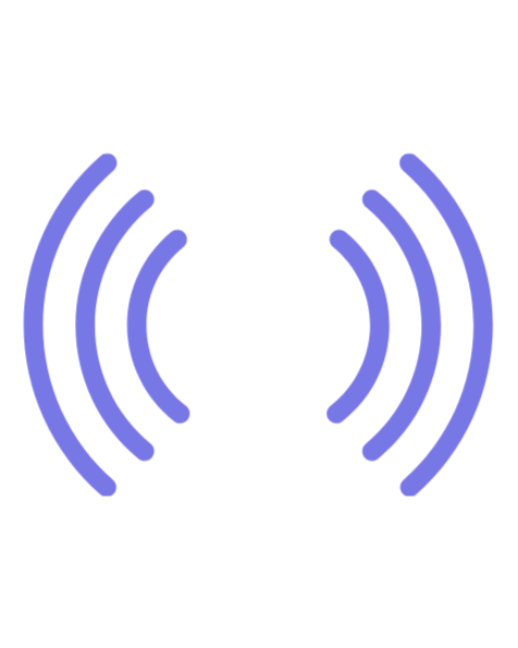 Wide wifi signal icon