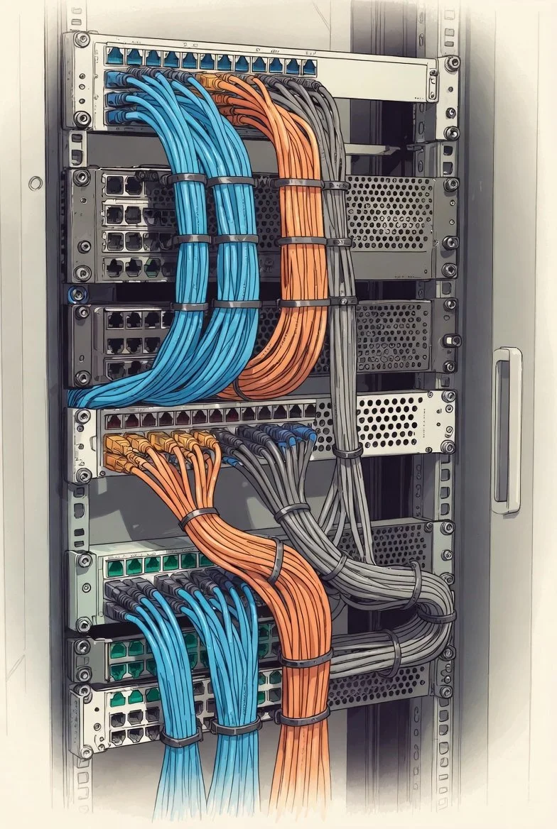 cables installed in cab