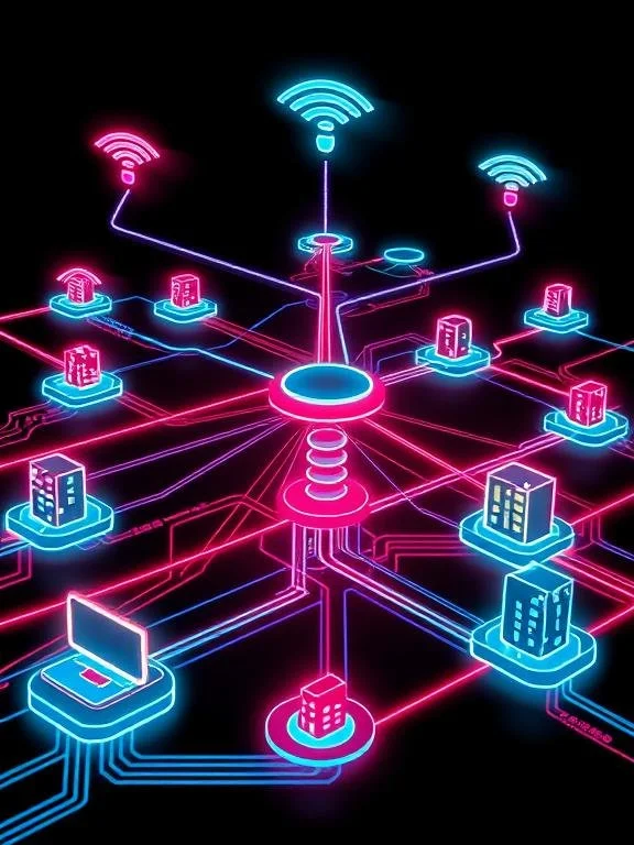 Network connections diagram