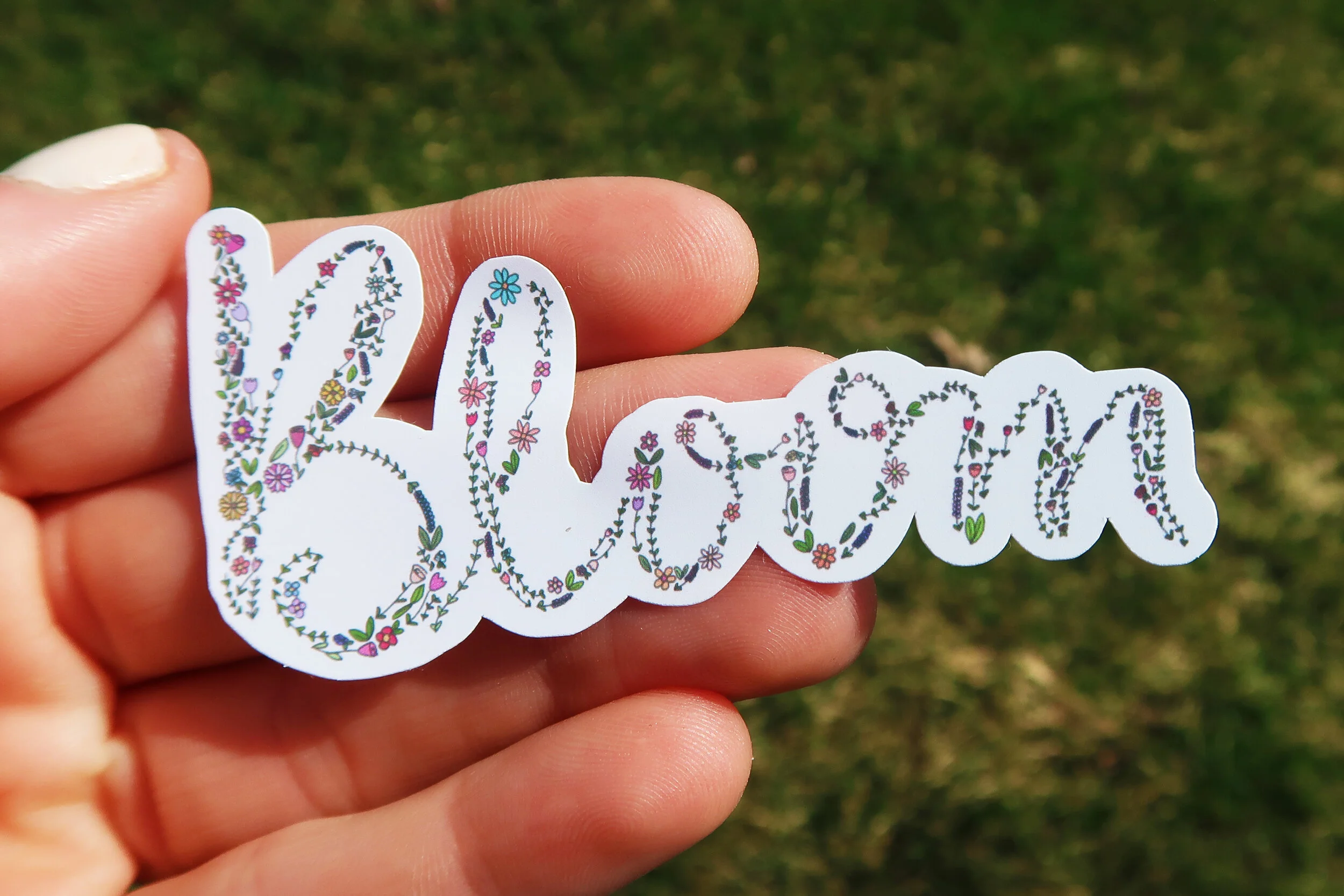 Bloom Vinyl Sticker