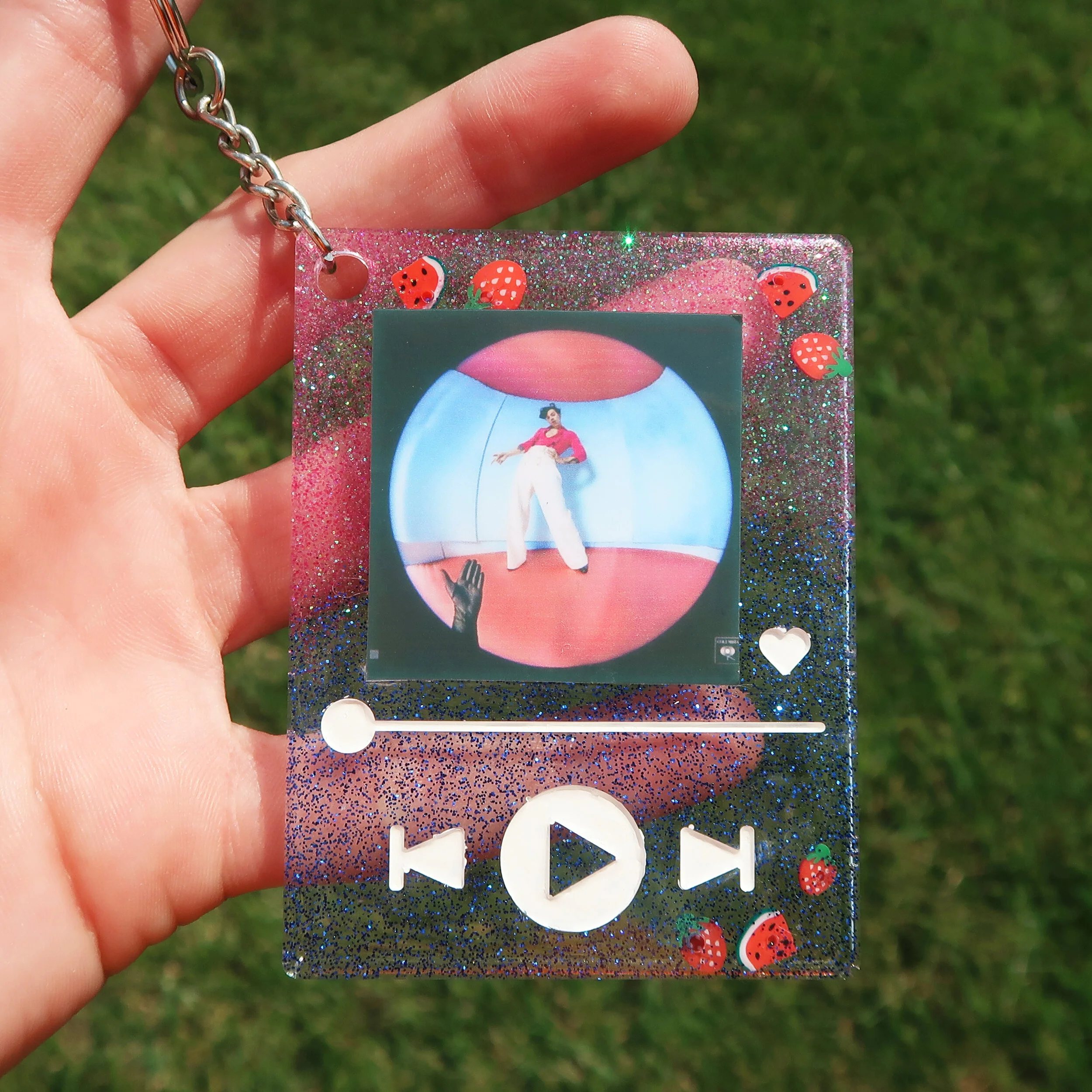 Watermelon Sugar Music Player Keychain