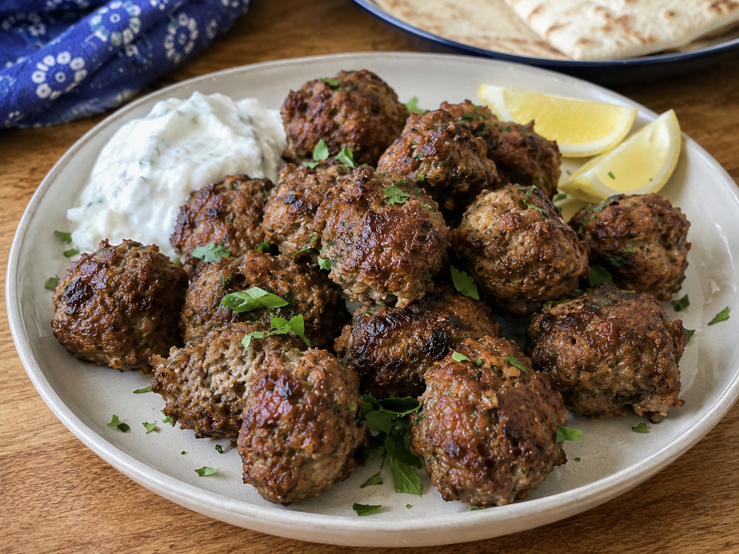 Harissa Lamb Meatballs