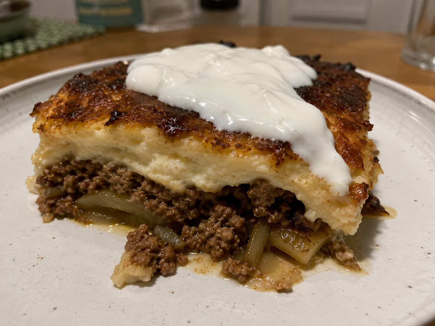 Palmer Lamb Moussaka (Yogurt-Topped)
