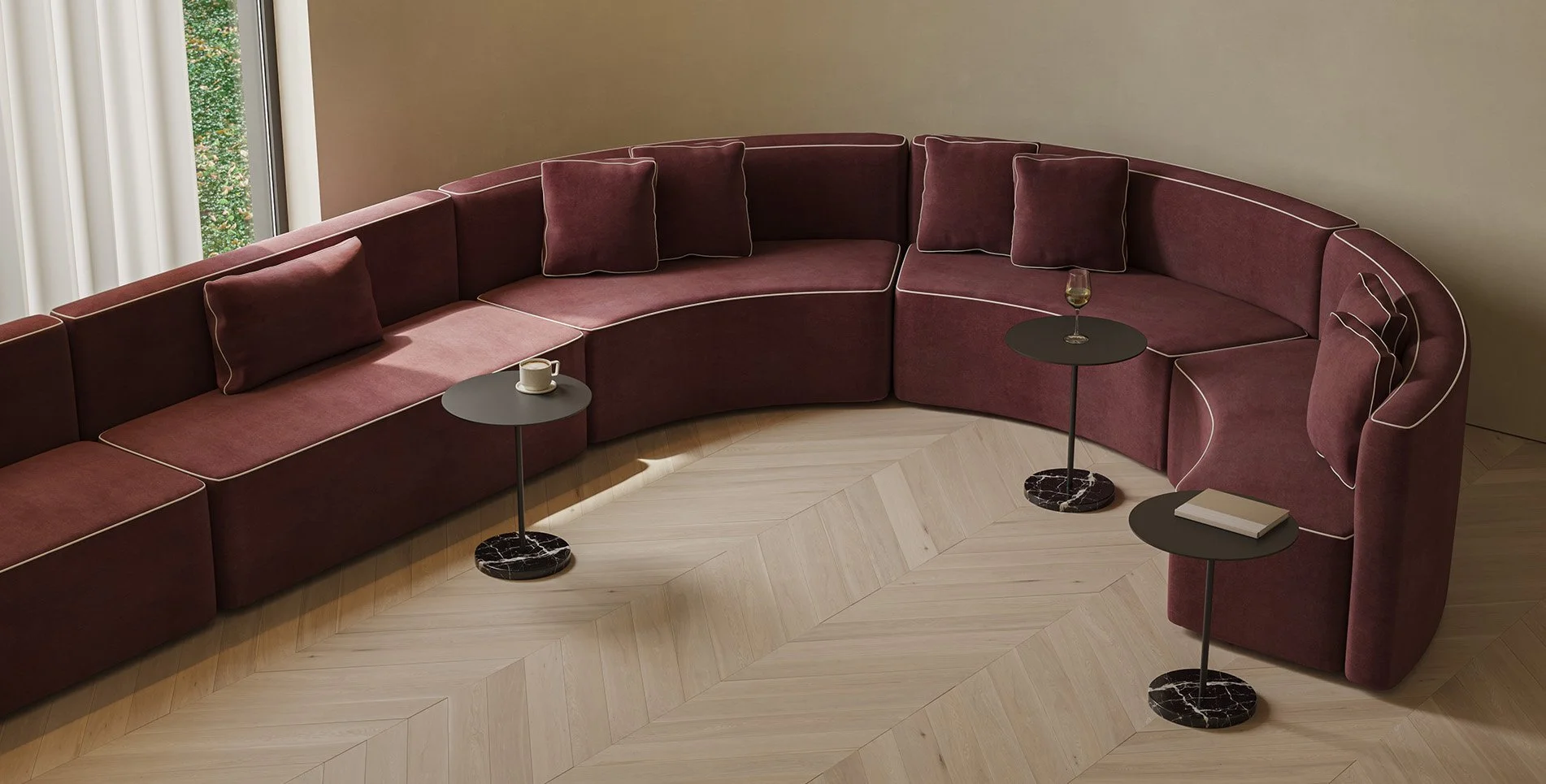 Punt Mobles Corte Bench Sofa