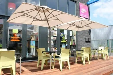 Shelter Outdoor P6 Square Duo Umbrella