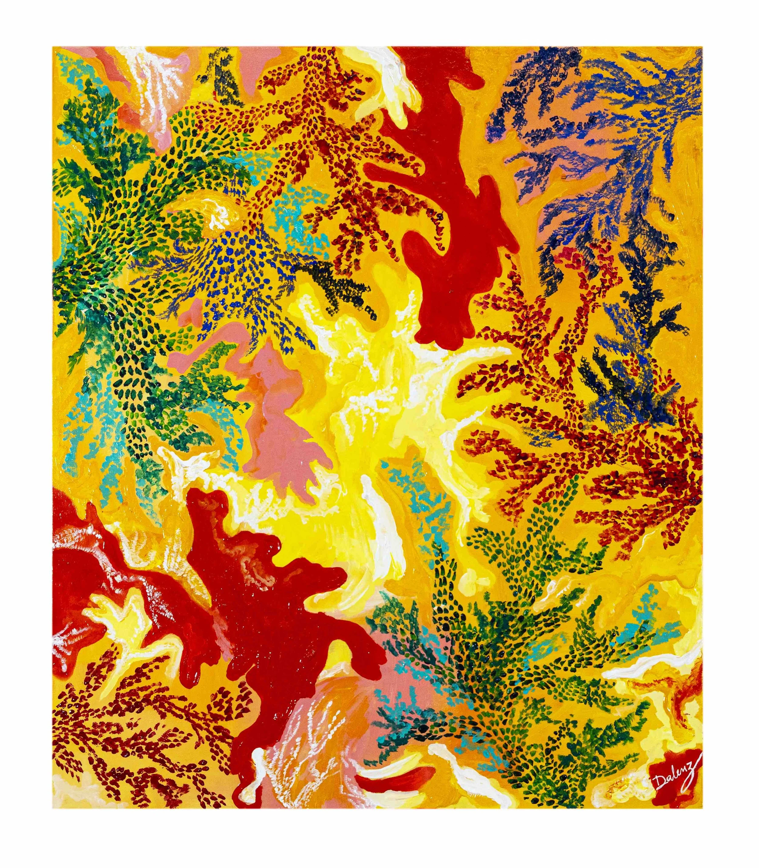 DEEP YELLOW | 50X50 cm | Acrylic on canvas | 2024