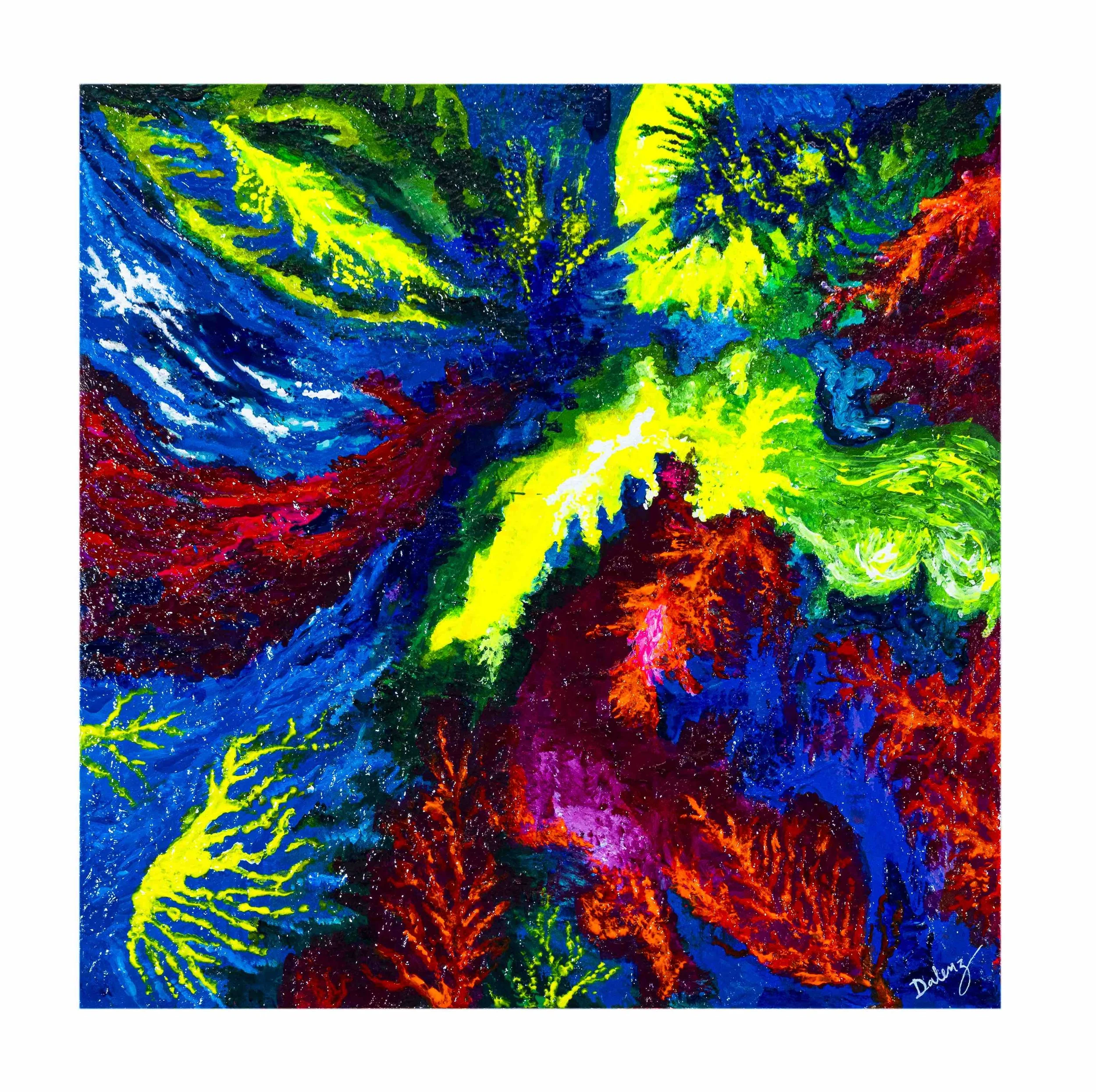 ELECTRIC | 50X50 cm | Acrylic on canvas | 2024