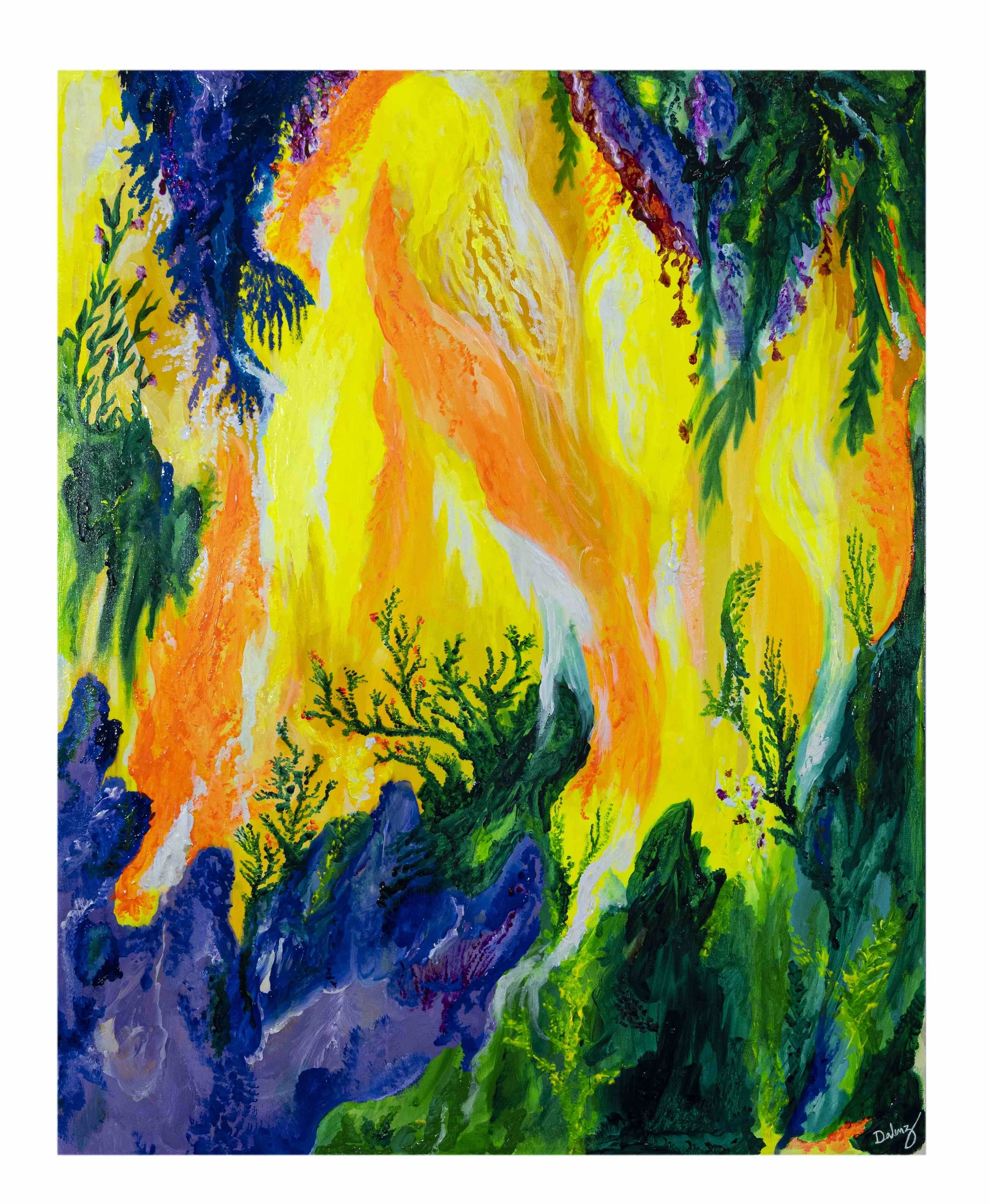 UNDERWATER | 100X120 cm | Acrylic on canvas | 2024