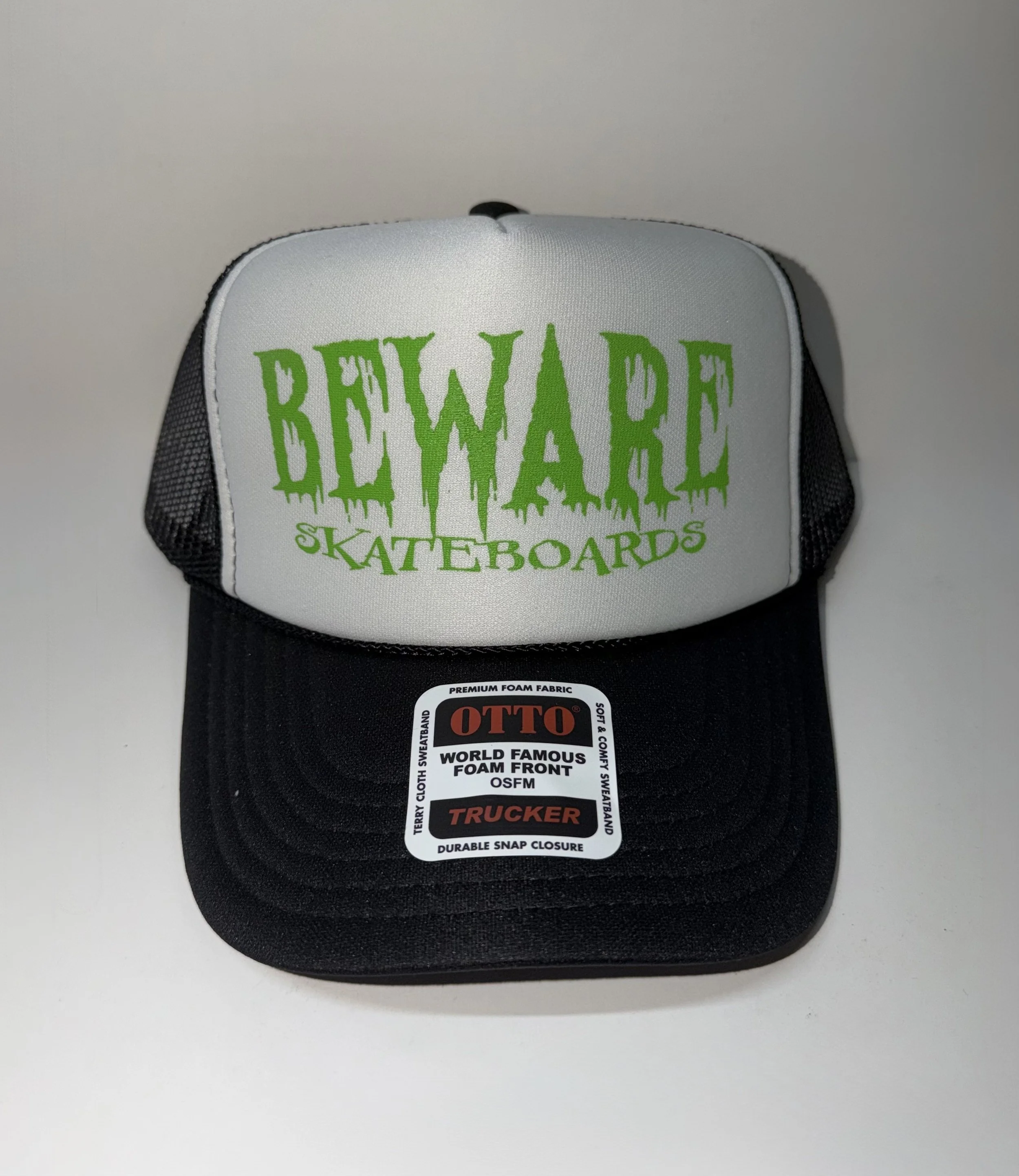 Beware Skateboards Trucker Hat