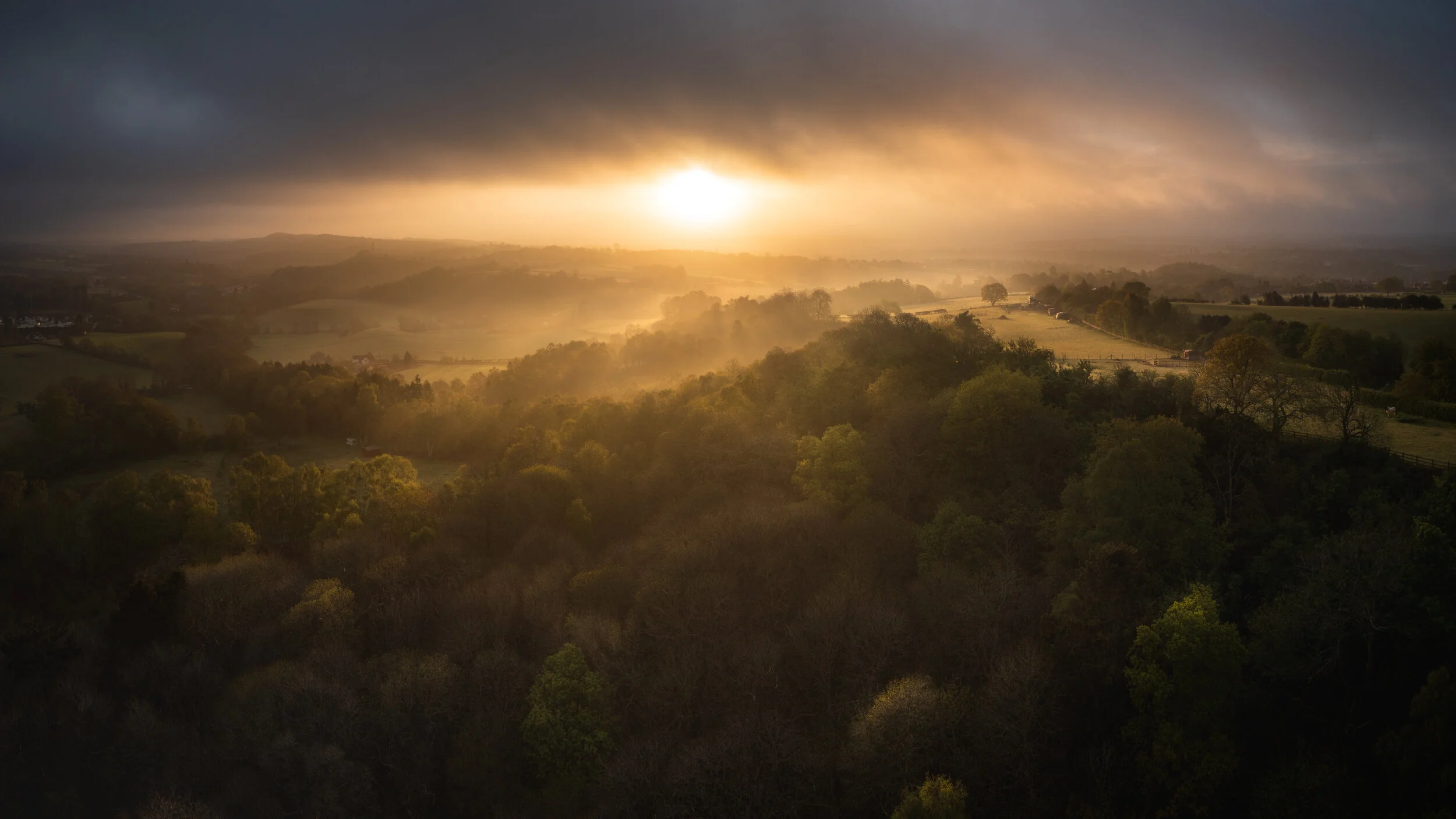 Tom Blockley Worcestershire Landscape Photography at dawn, my favourite image ...