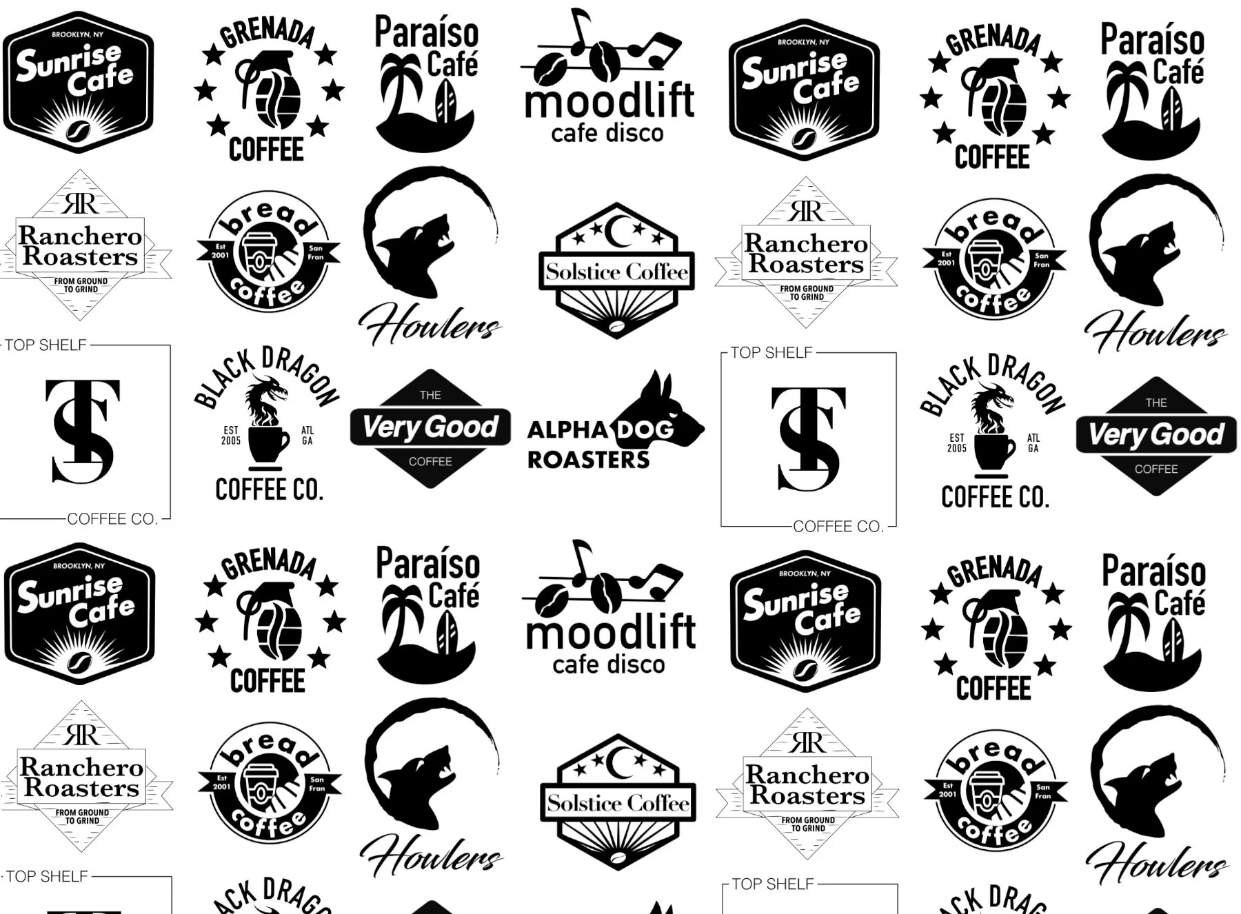 logofolio coffee logos