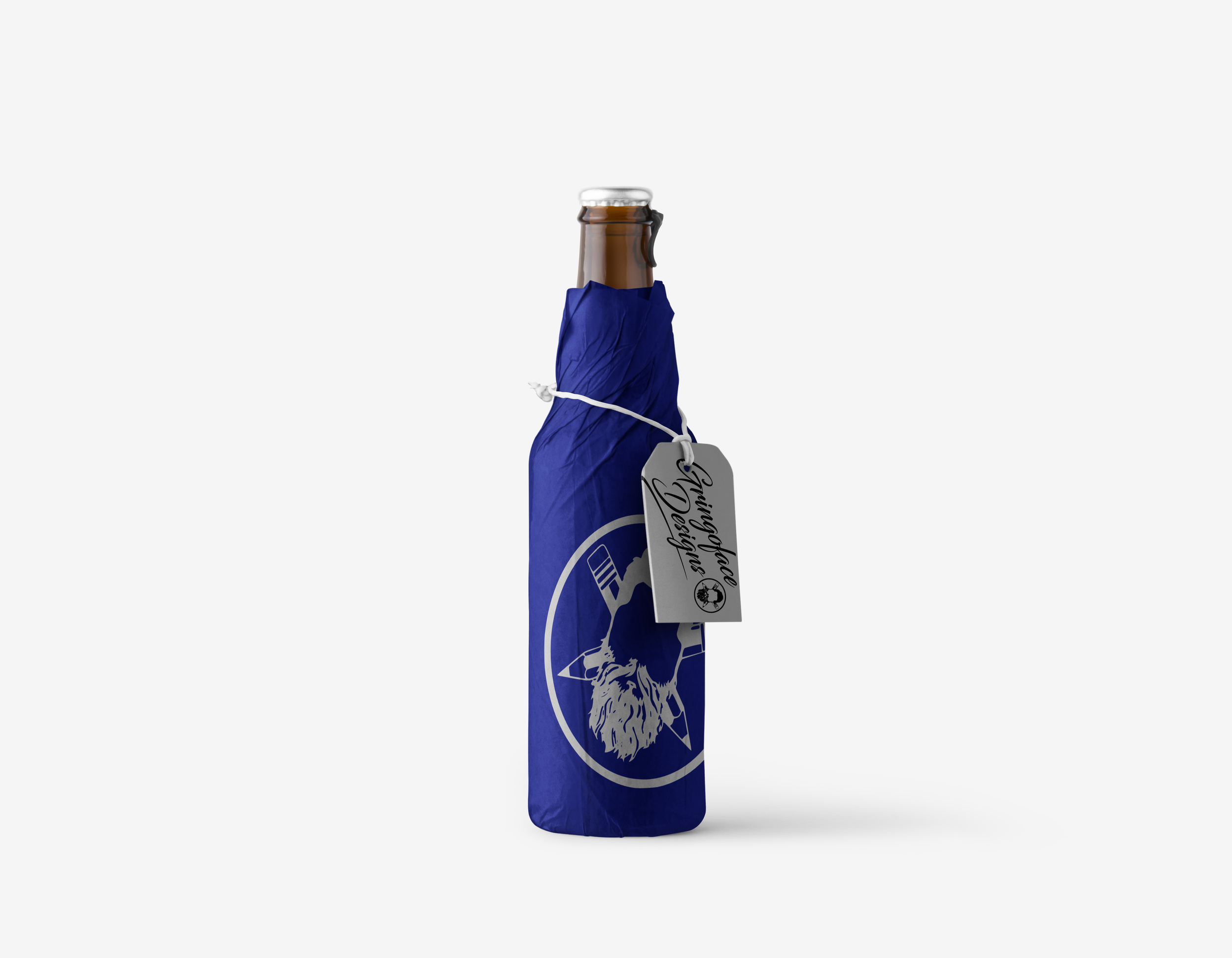 Branding Mock Up of a beer bottle