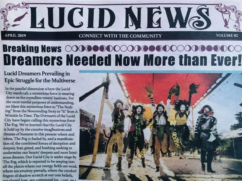 Lucidity Festival Newspaper feature