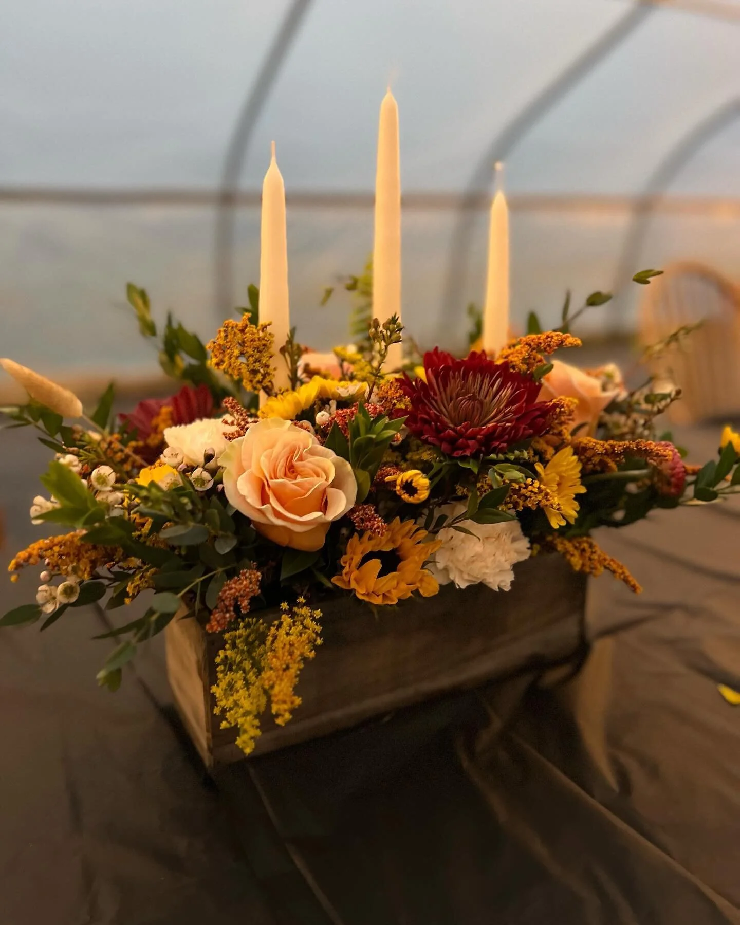 It&rsquo;s time to preorder your Thanksgiving  arrangements!! We have two centerpiece options which include 3 tapered candles, bouquets, and holiday cards! 

We deliver! Limited quantities available so be sure to order asap! 

#buylocal #thanksgiving