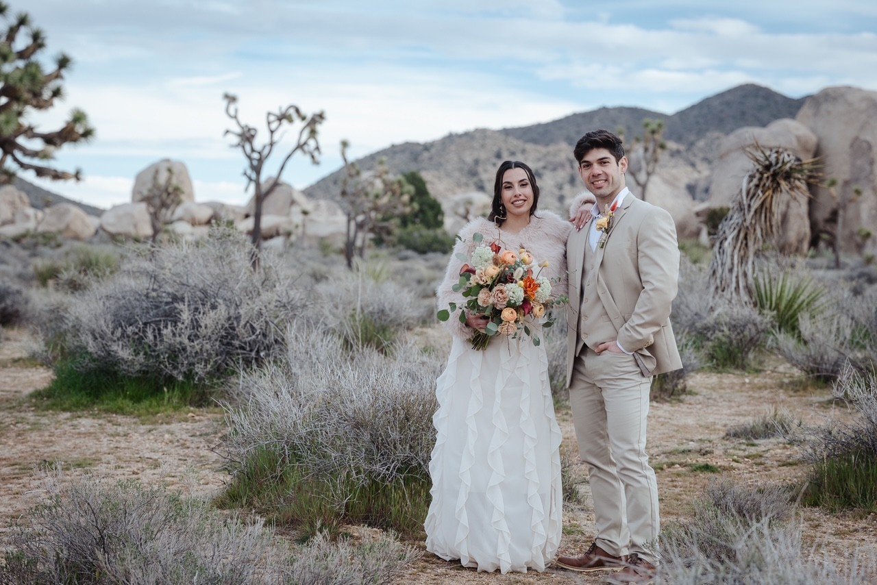 Love in the Desert - Winter Elopements in Southern California