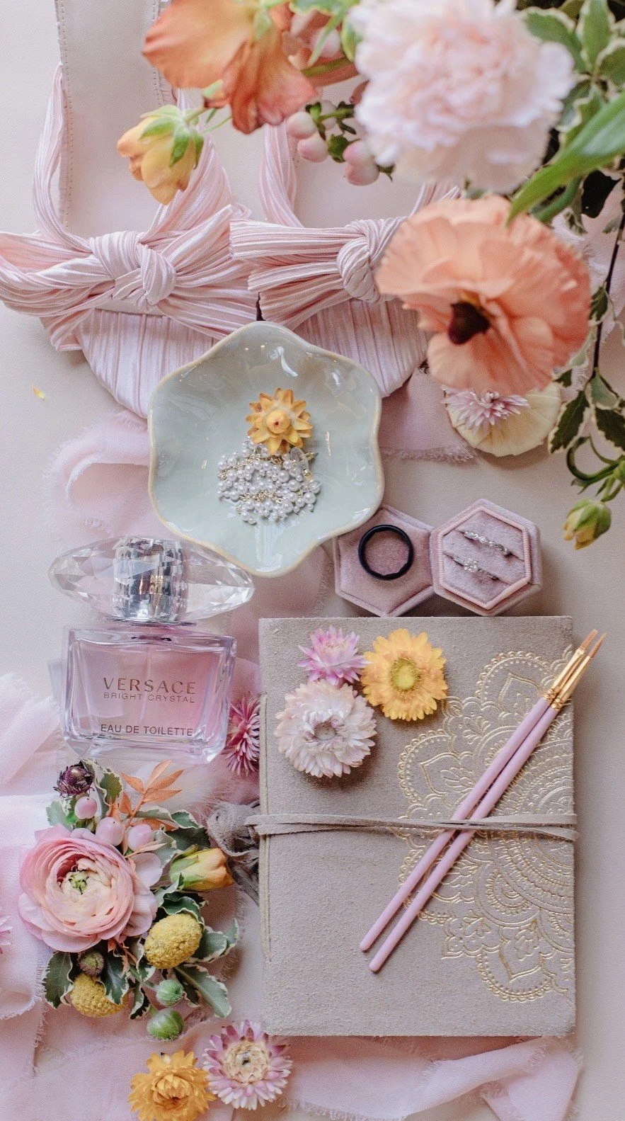 The Nature of Things Fine Flowers Flatlay for Weddings.jpeg